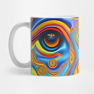 Kosmic Kitty (21) - Trippy Psychedelic Cat Mug